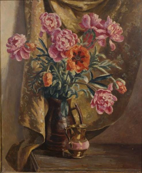 Peonies and Poppies, 1929 - Роджер Фрай