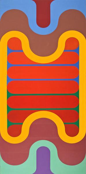 Hot Dog Painting, 1963 - Рональд Дэвис