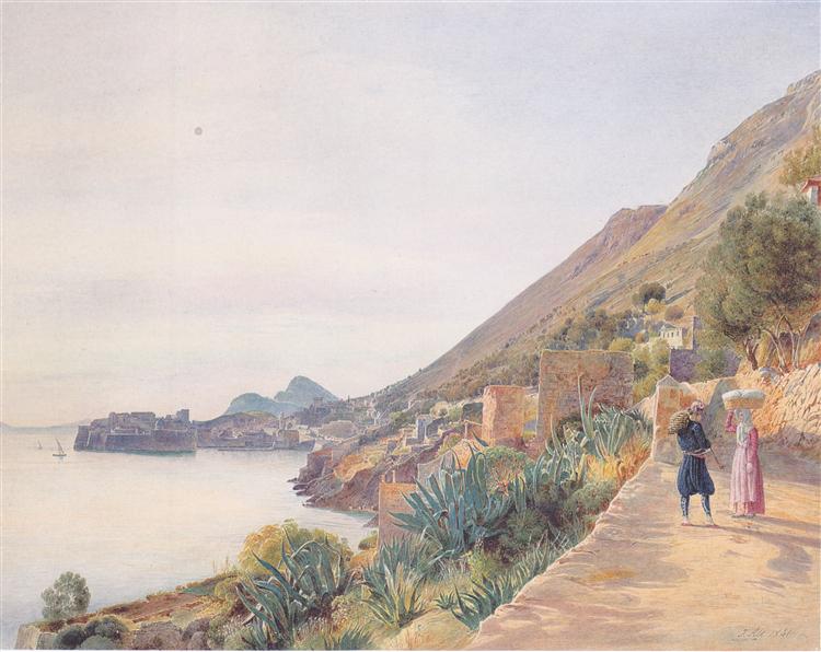 View of Ragusa, 1841 - Рудольф фон Альт