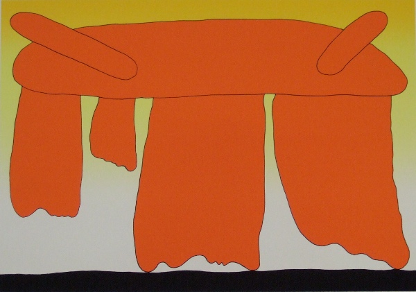 Orange Shape, 1979 - 元永定正