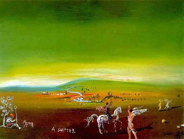 Ampurdanese Landscape,, 1978 - Salvador Dalí