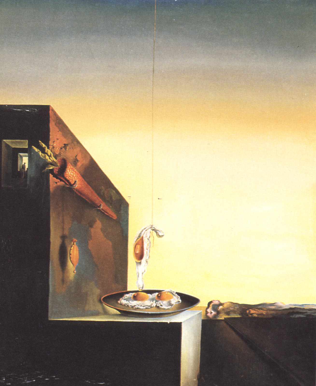 Eggs on Plate without the Flat, 1932 - Salvador Dali - WikiArt.org