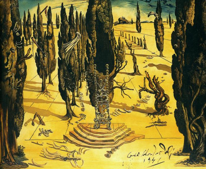 Labyrinth II, 1941 - Сальвадор Дали
