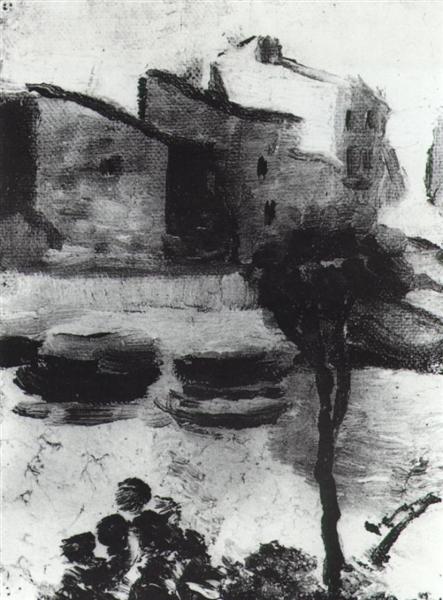 Llane Beach, Cadaques, 1919 - Salvador Dalí