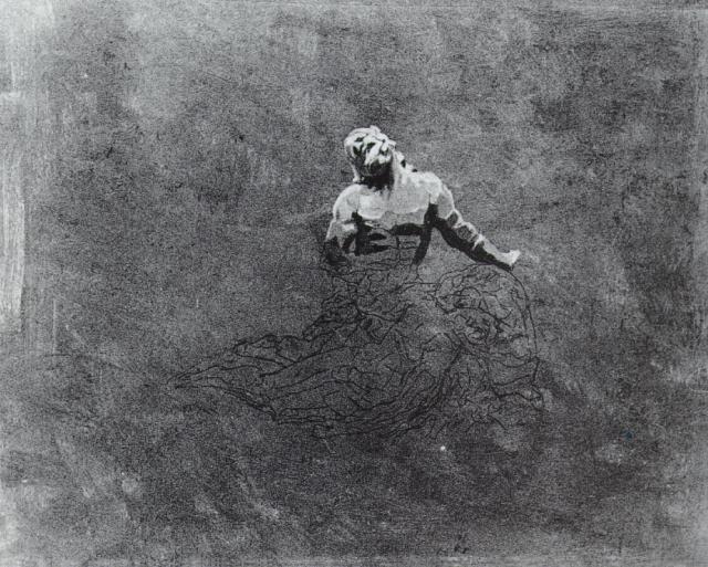 Study for 'Compianto Diabele' by Canova (unfinished), c.1979 - Сальвадор Далі