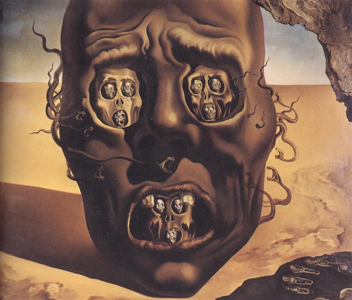 The Face of War, 1940 - 1941 - Salvador Dalí