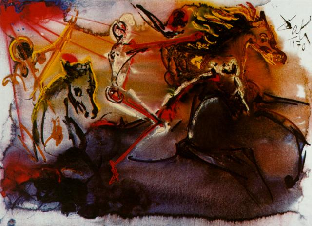 The Horseman of the Apocalypse, 1970 - Salvador Dalí