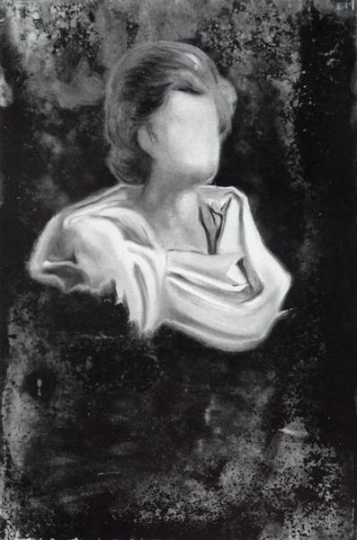 Untitled (Female Bust with Draped Cloth), 1981 - Salvador Dali