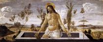 Christ in the Sepulchre - Sandro Botticelli