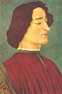 Porträt des Guiliano de' Medici - Sandro Botticelli
