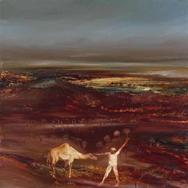 Camel and Figure, 1966 - Sidney Robert Nolan