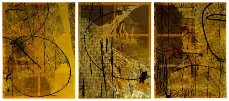 Untitled (Triptych), 2002 - Sigmar Polke