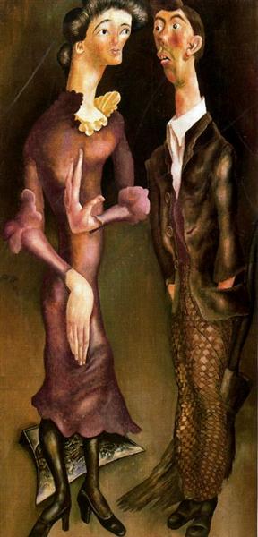 Beatitudes of Love: Romantic Meeting, 1938 - Stanley Spencer