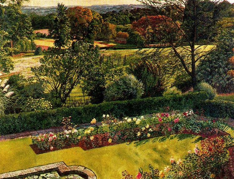 Landscape. Cookham Dene., 1939 - Stanley Spencer