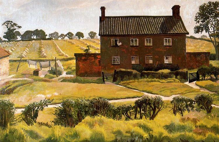 The Red House. Wangford., 1926 - Stanley Spencer