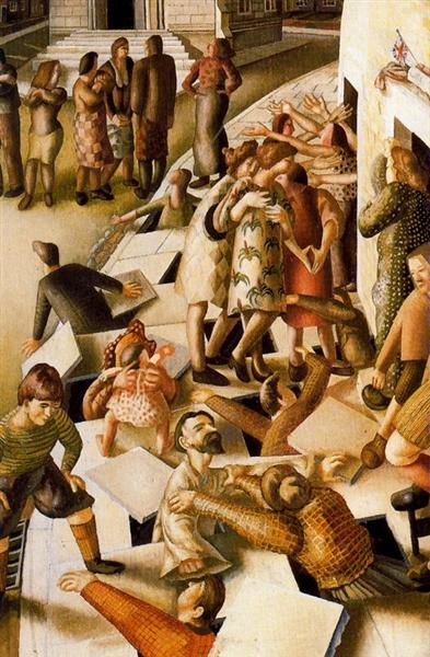 The Resurrection with the Raising Of Jairus's Daughter - Stanley Spencer