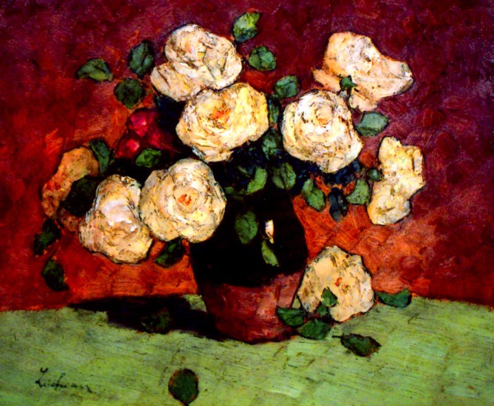 White Roses - Ștefan Luchian
