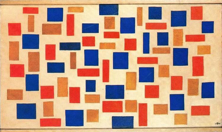 Composition, 1918 - 特奥·凡·杜斯伯格