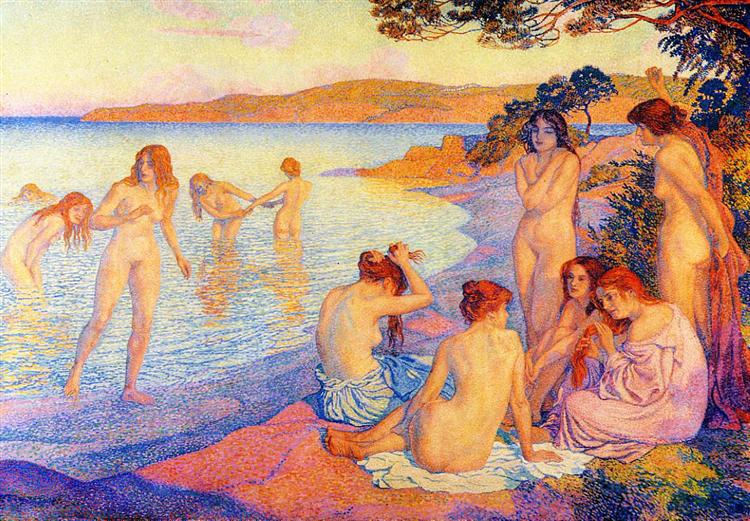 The burning time, 1897 - Theo van Rysselberghe