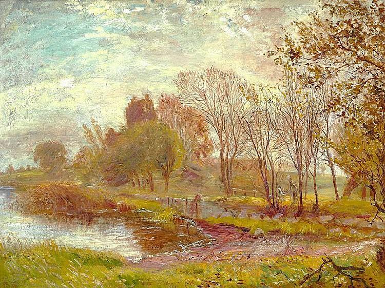 Autumn landscape - Theodor Philipsen