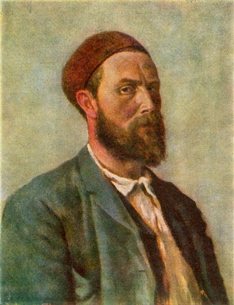 Selvportrett, 1891 - Theodor Severin Kittelsen
