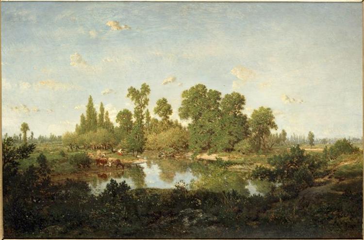 Morning, c.1855 - c.1860 - Theodore Rousseau