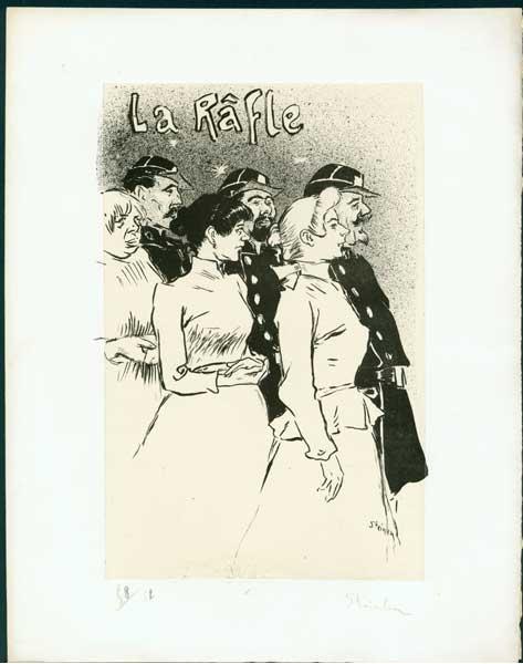 La Rafle, 1894 - Théophile Alexandre Steinlen