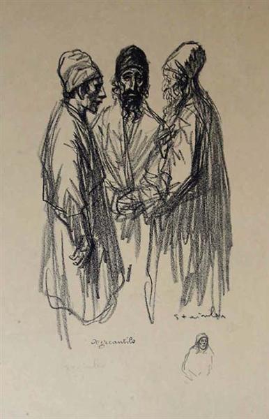 Mercantils, 1916 - Theophile Steinlen