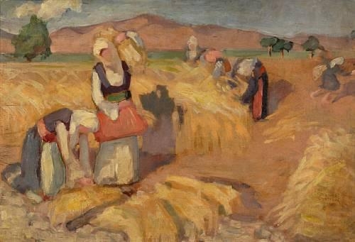 Harvesting, c.1925 - c.1930 - Theophrastos Triantafyllidis