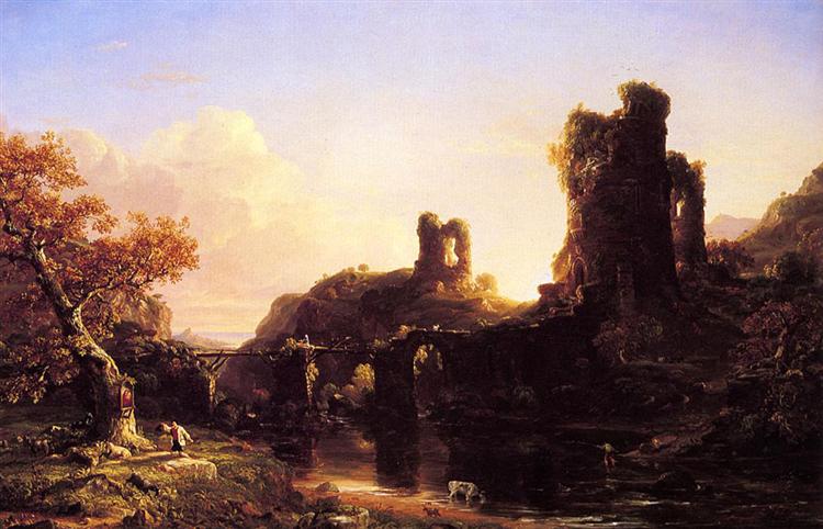An Italian Autumn, 1844 - Томас Коул