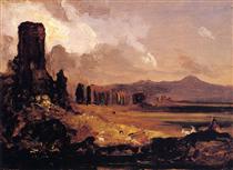 Campagna di Roma (study for Aqueduct near Rome) - Thomas Cole