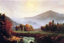 Brume matinale à Plymouth, New Hampshire - Thomas Cole