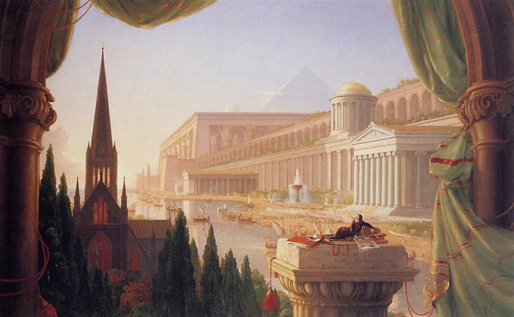 The dream of the architect, 1840 - 托馬斯·科爾