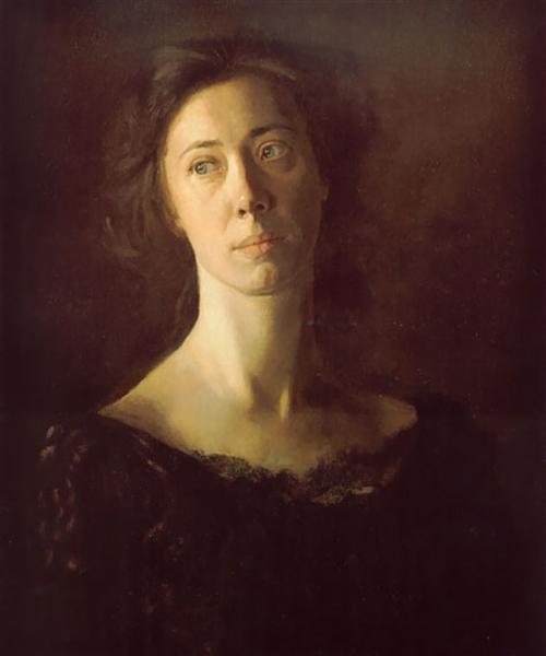Clara (Clara J. Mather), c.1900 - 湯姆·艾金斯
