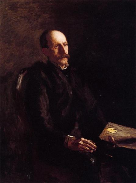 Portrait of Charles Linford, the Artist - 湯姆·艾金斯