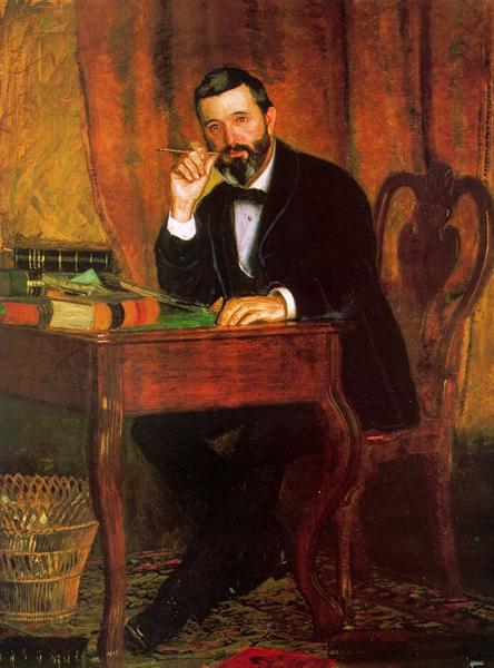 Portrait of Dr. Horatio C Wood, 1886 - Томас Икинс