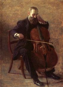 Le Violoncelliste - Thomas Eakins