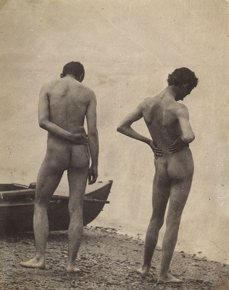 Thomas Eakins and John Laurie Wallace on a Beach, c.1883 - Томас Икинс