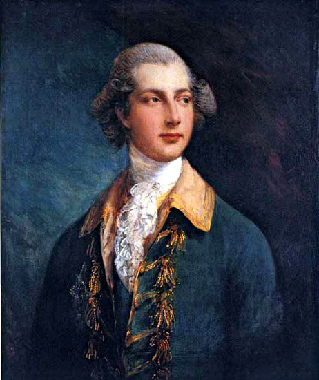 George IV as Prince of Wales, 1781 - Thomas Gainsborough