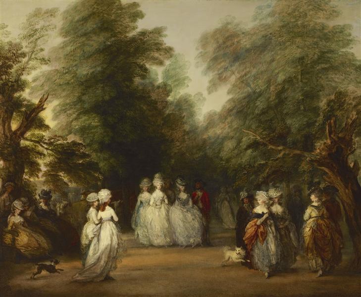 The Mall in St. James's Park, 1783 - Томас Гейнсборо