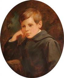 Arthur Clutton-Brock, Aged 10 - Томас Джонс Бейкер