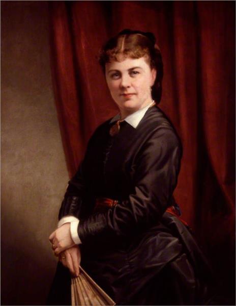 Marie Effie, née Wilton, Lady Bancroft, 1882 - Thomas Jones Barker