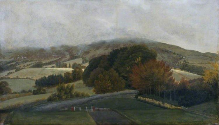 Carneddau Mountains from Pencerrig, 1776 - Томас Джонс