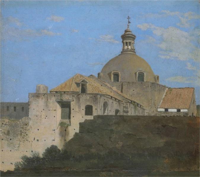 Naples. The Capella Nuova outside the Porta di Chiaja, 1782 - Томас Джонс