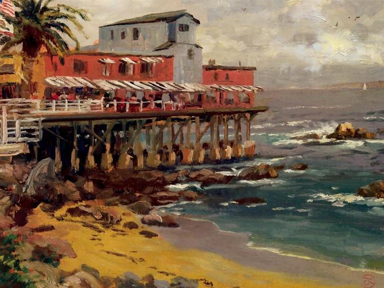 A View from Cannery Row, Monterey, 1996 - Thomas Kinkade