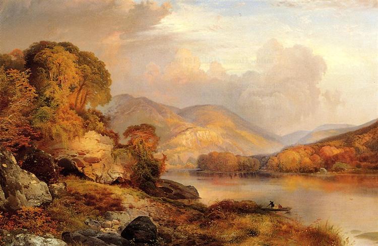 Autumn Landscape, 1867 - 托馬斯·莫蘭