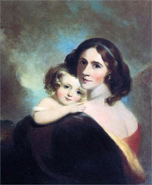 Mrs. Fitzgerald and Her Daughter Matilda - Томас Салли