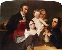 The Alexander Family Group Portrait - Thomas Sully