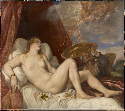 Danae, 1554 - Titian