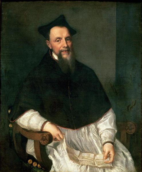 Portrait of Ludovico Beccadelli, 1552 - Tizian